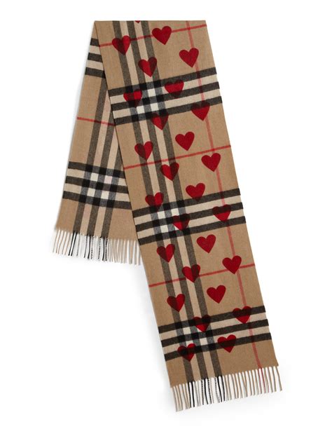 burberry heart check scarf|original burberry scarf.